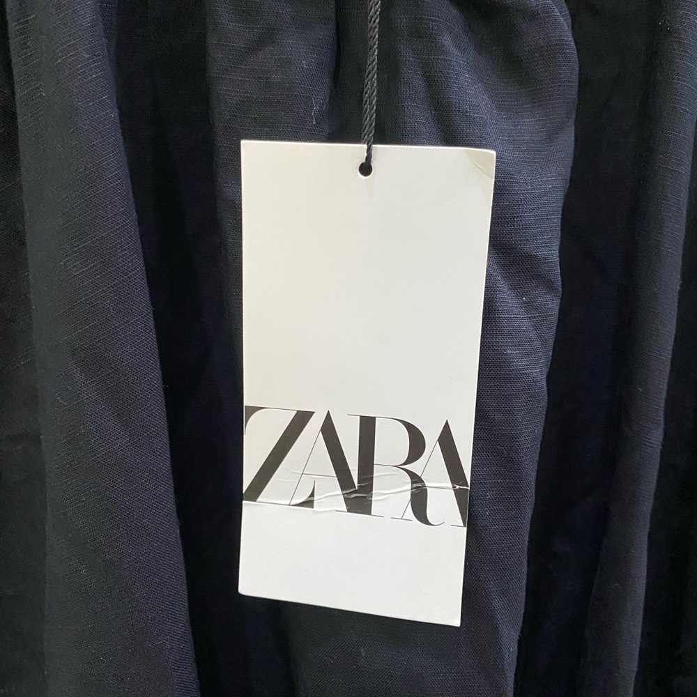 Zara Black Cage Back Maxi Dress - Picture 9 of 11